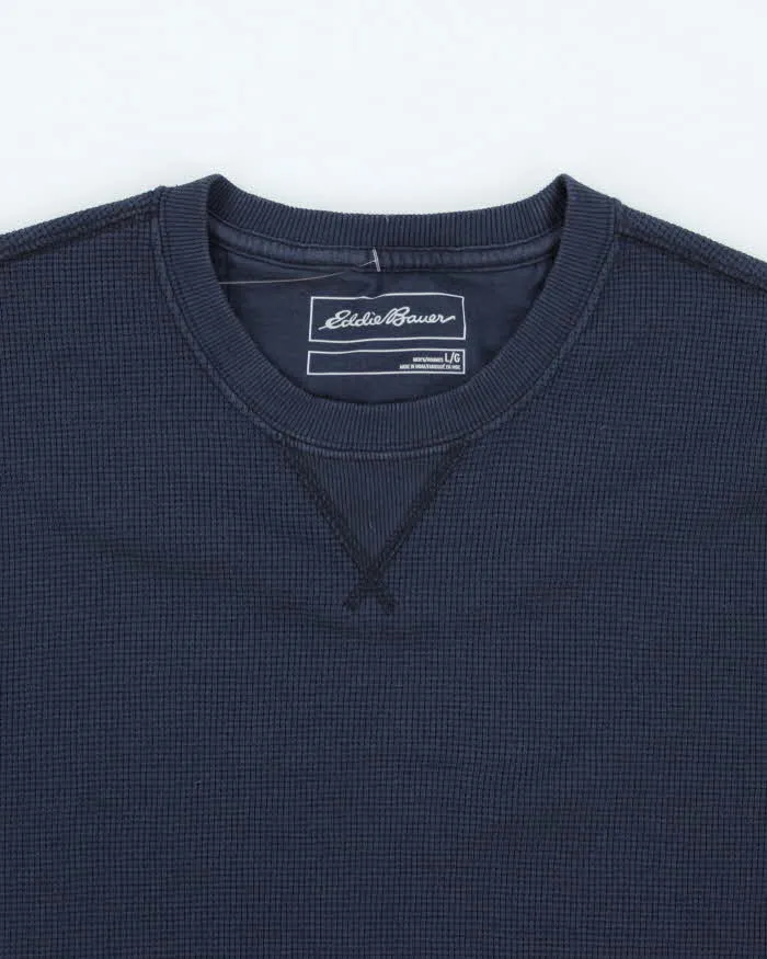 Vintage 2000's Eddie Bauer Heavyweight Waffle Longs-sleeved T-Shirt - L sold by Rokit product image thumbnail 3