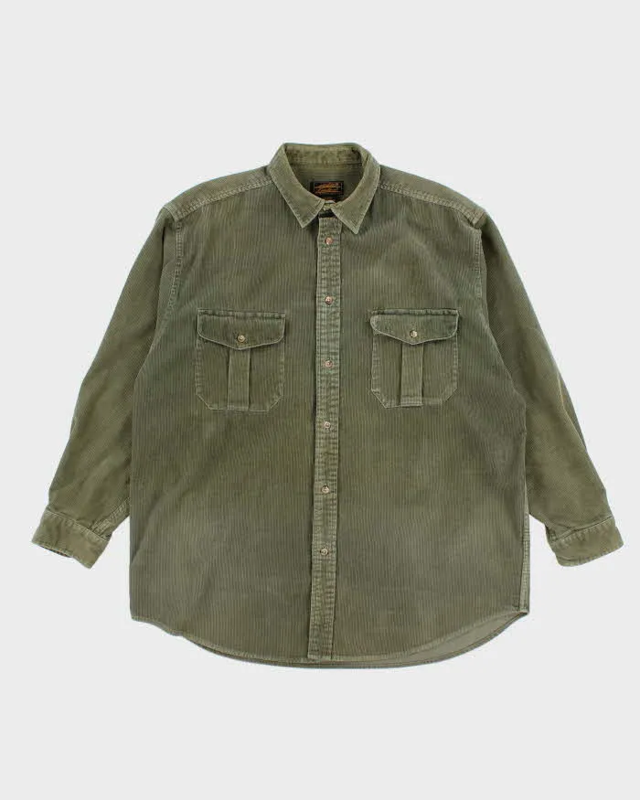 Vintage Eddie Bauer Corduroy Shirt - L sold by Rokit