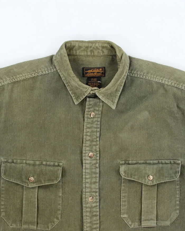 Vintage Eddie Bauer Corduroy Shirt - L sold by Rokit product image thumbnail 3