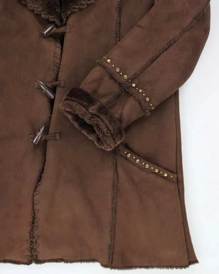 Vintage Y2k 00s Corte Mada Faux Suede Studded Jacket - L sold by Rokit product image thumbnail 4