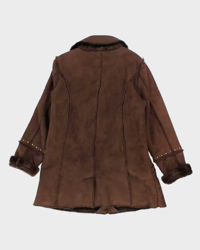 Vintage Y2k 00s Corte Mada Faux Suede Studded Jacket - L sold by Rokit product image thumbnail 2