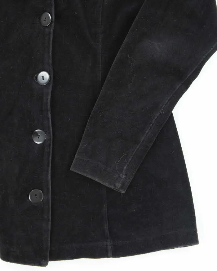Vintage 90s Mecca Black Velvet Blouse - S sold by Rokit product image thumbnail 2