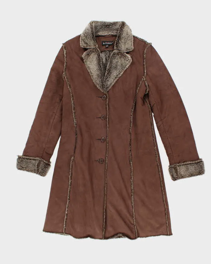 Vintage Y2k 00s Le Chateau Faux Suede Jacket - M sold by Rokit