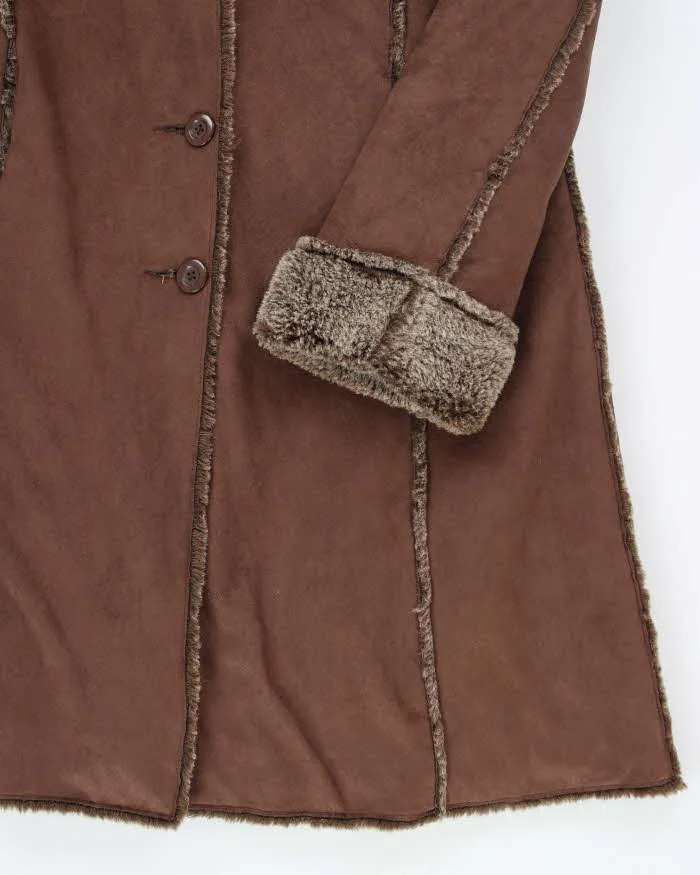 Vintage Y2k 00s Le Chateau Faux Suede Jacket - M sold by Rokit product image thumbnail 4
