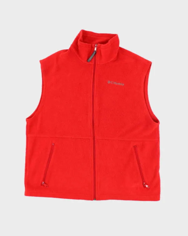 Vintage 2000's Columbia Lined Sleeveless Fleece Gilet - L sold by Rokit