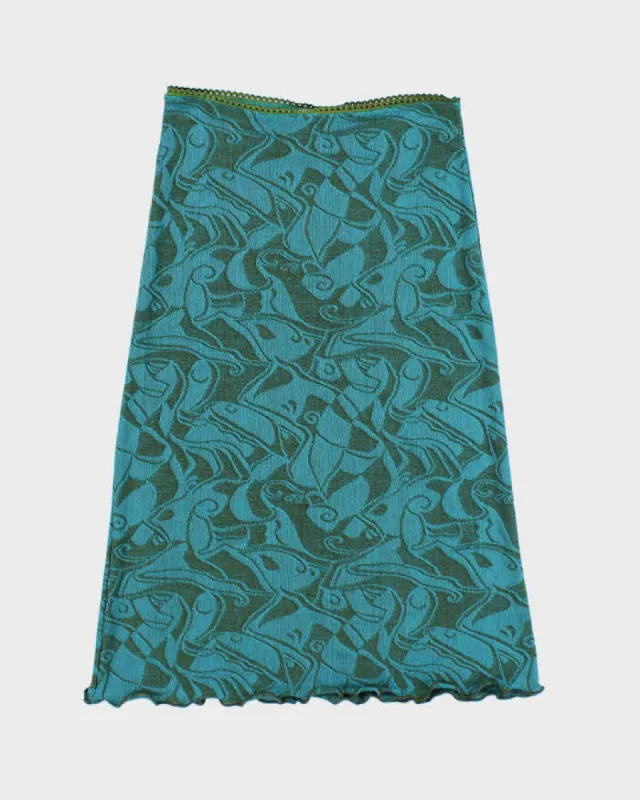 Vintage 90s Damoda Pattern Skirt - M sold by Rokit