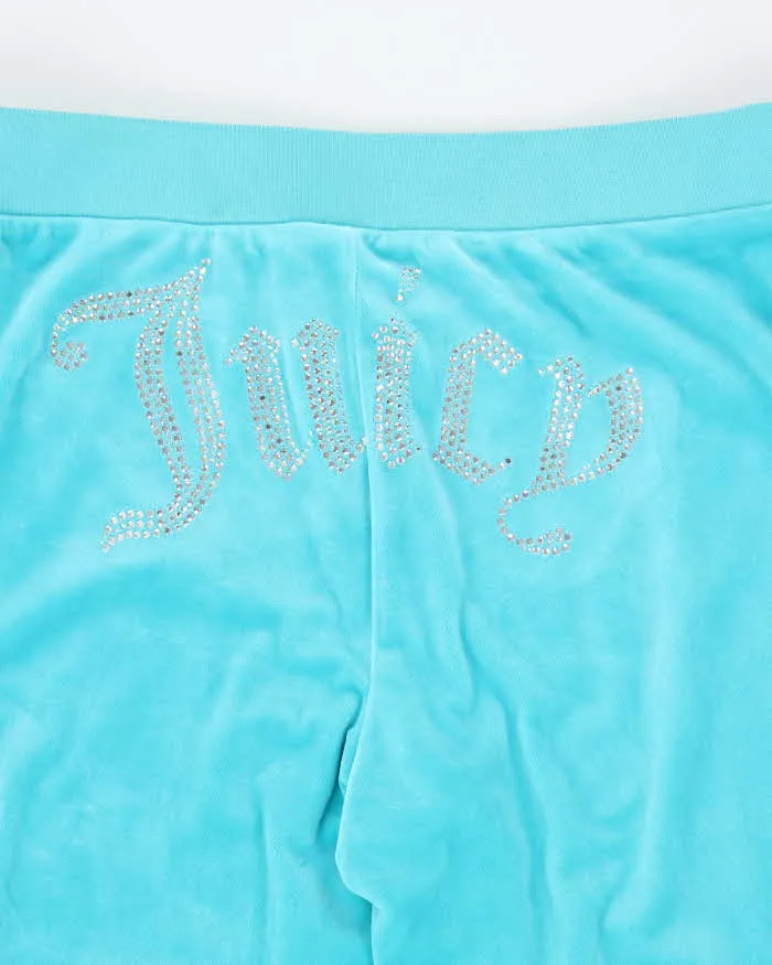 Y2k 00s Juicy Couture Blue Velour Tracksuit Bottoms - M sold by Rokit product image thumbnail 4