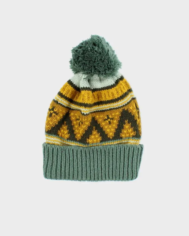 Vintage 2000's Arc'teryx Patterned Bobble Beanie - OS sold by Rokit