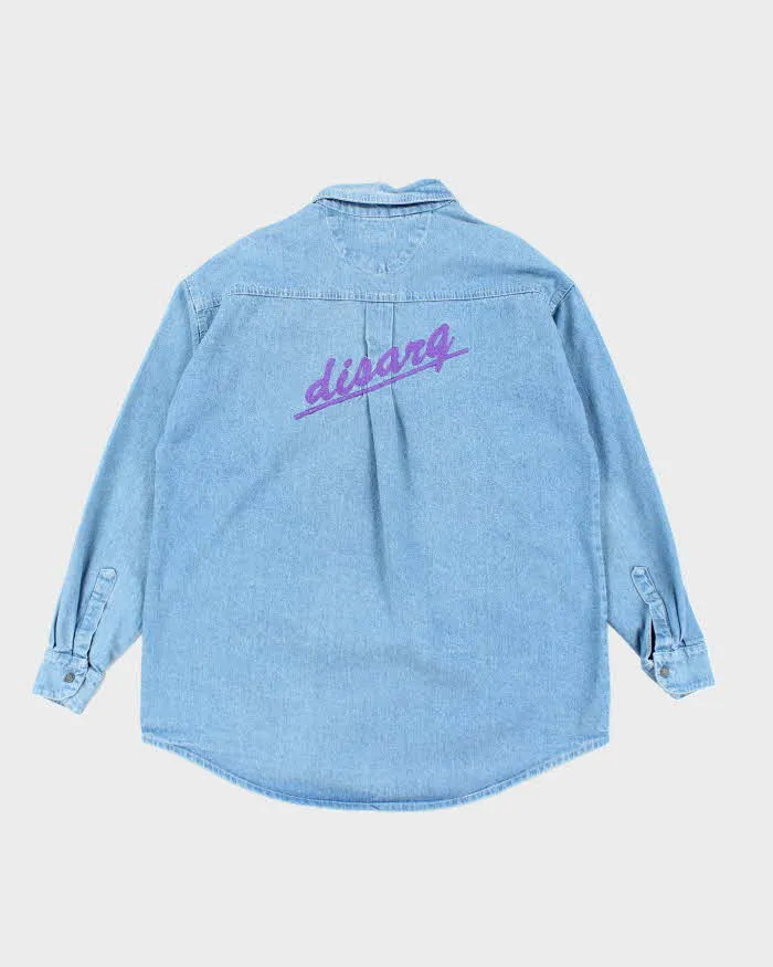 Vintage 90's Versace Embroidered Heavyweight Button Up Shirt - L sold by Rokit product image thumbnail 2