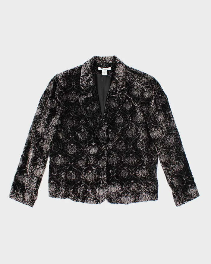Vintage Nygard Paisley Pattern Velvet Jacket - L sold by Rokit