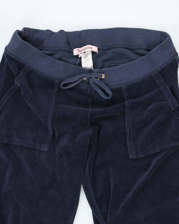 Vintage Y2k 00s Juicy Couture Blue Velour Tracksuit Bottoms - L sold by Rokit product image thumbnail 3