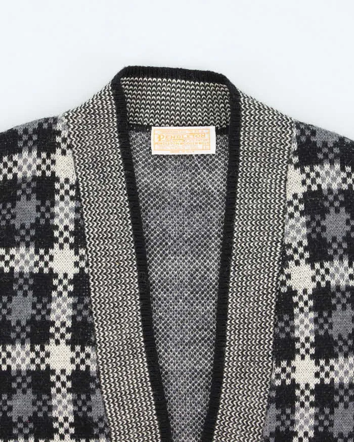 Vintage 80s Pendleton Patterned Wool Cardigan Vest - L sold by Rokit product image thumbnail 3