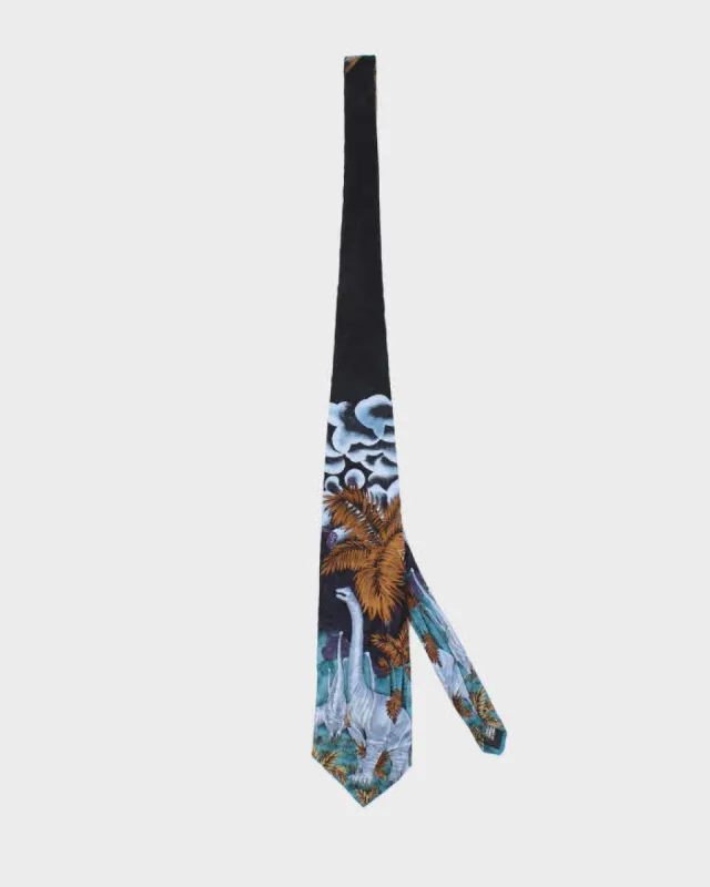Vintage Nature's Museum Silk Tie sold by Rokit