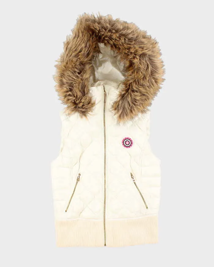 Y2k 00s Juicy Couture Down Puffer Gilet - XS sold by Rokit