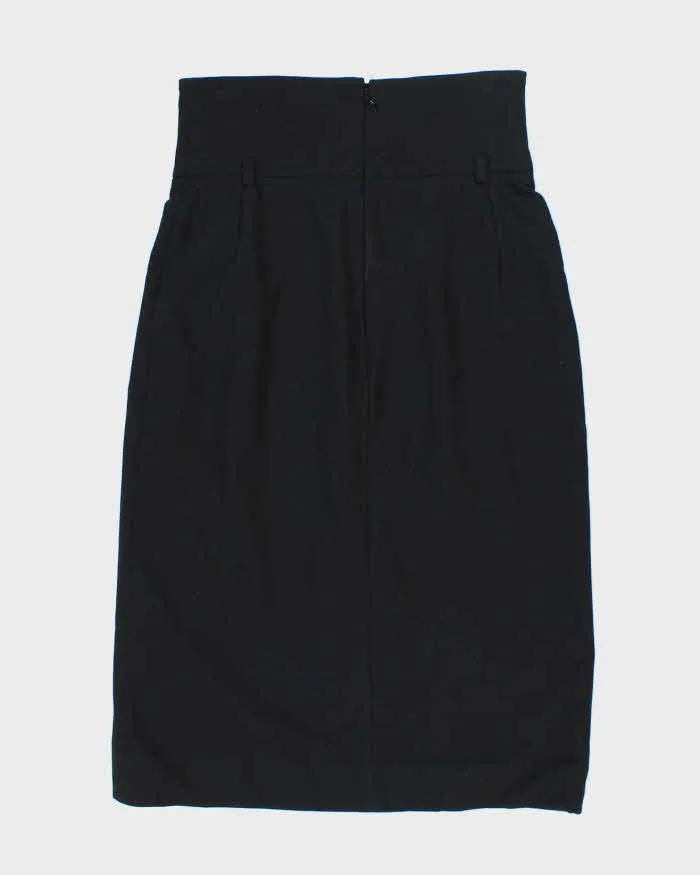 Vintage Dolce & Gabbana Black Wool Skirt - XS sold by Rokit product image thumbnail 2