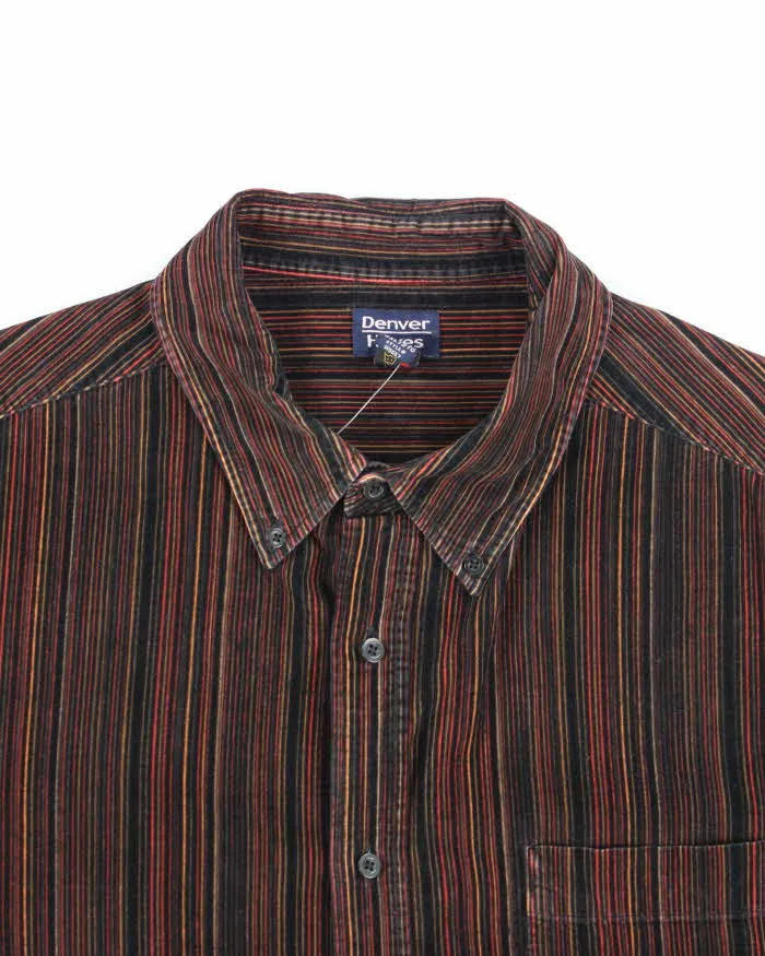 Vintage 2000's Denver Hayes Striped Corduroy Shirt - XXL sold by Rokit product image thumbnail 3