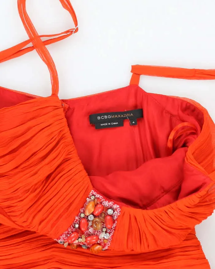 Vintage Y2k 00s BCBG Orange Dress - XS sold by Rokit product image thumbnail 4