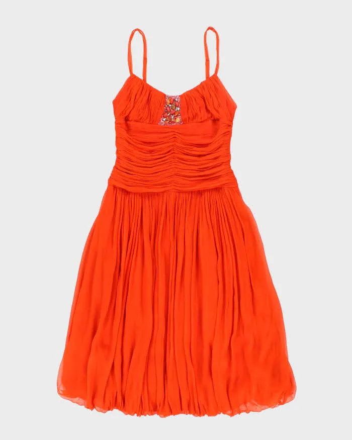 Vintage Y2k 00s BCBG Orange Dress - XS sold by Rokit