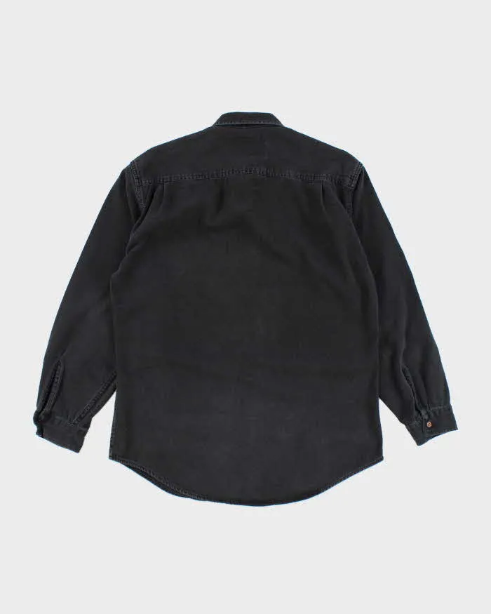 Vintage 2000's Levi's Grey Stone Wash Denim Shirt - M sold by Rokit product image thumbnail 2