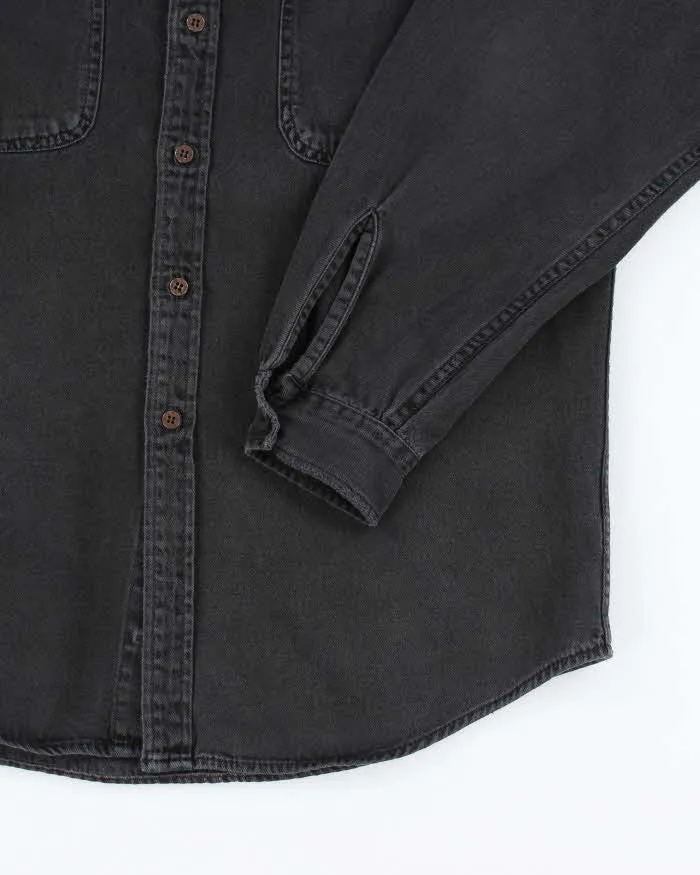 Vintage 2000's Levi's Grey Stone Wash Denim Shirt - M sold by Rokit product image thumbnail 4