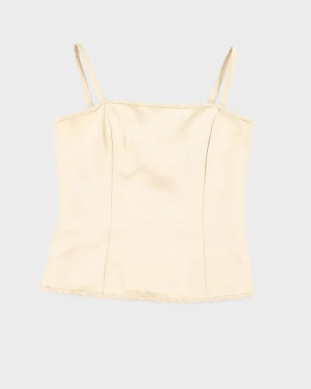 Vintage 90s Alfred Angelo Beaded Corset Top - XS sold by Rokit