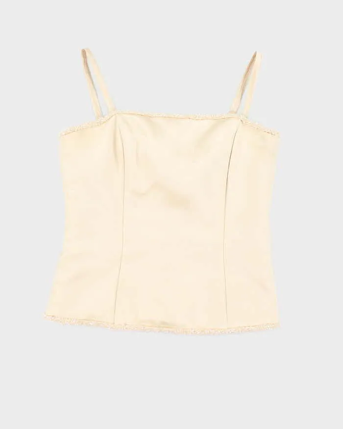 Vintage 90s Alfred Angelo Beaded Corset Top - XS sold by Rokit