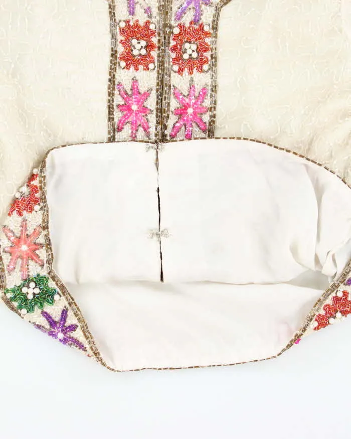 Vintage Armani Collezoni Beaded Silk Blouse - S sold by Rokit product image thumbnail 5