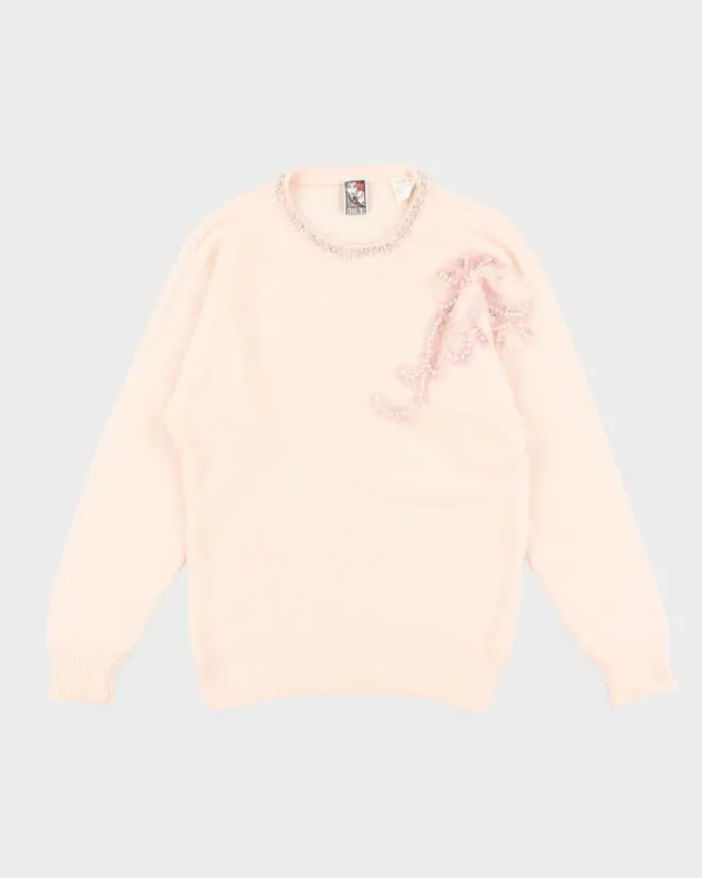 Vintage Alison H Wool & Angora Blend Knit Jumper - L sold by Rokit