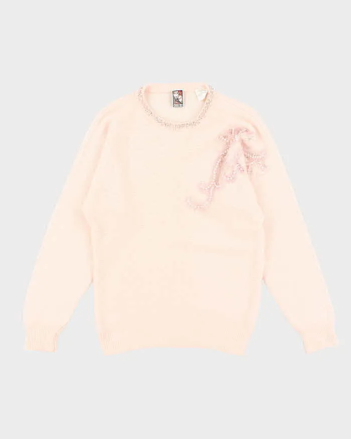 Vintage Alison H Wool & Angora Blend Knit Jumper - L sold by Rokit