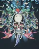 Vintage Y2K Ed Hardy Sequined Graphic Long-sleeved T-Shirt - XL sold by Rokit