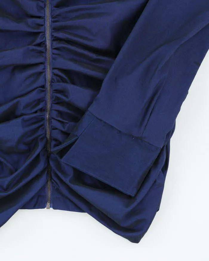 Vintage Y2k 00s Iridescent Zip-Up Blouse - M sold by Rokit product image thumbnail 4