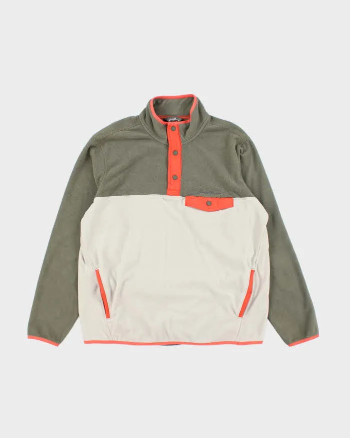 Eddie Bauer Quarter Button Fleece - L sold by Rokit