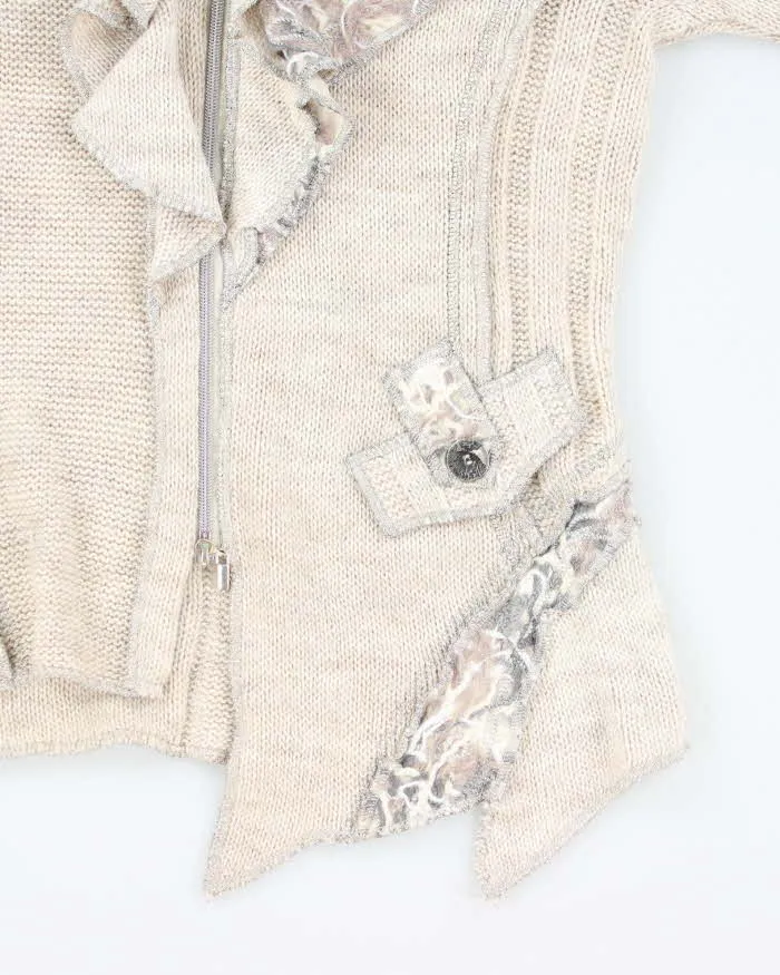 Vintage Y2k 00s Crisca Wool & Mohair Blend Cardigan - M sold by Rokit product image thumbnail 4