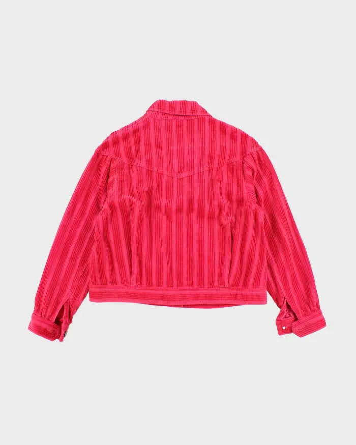 Vintage Y2k 00s Cabi Pink Corduroy Jacket - S sold by Rokit product image thumbnail 2