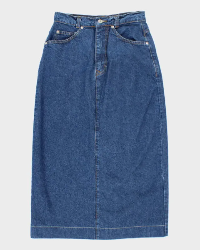 Vintage 90s Polo Ralph Lauren Denim Skirt - XS sold by Rokit