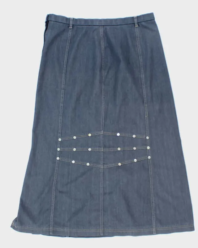 Vintage 90s Vanity Fair Denim Skirt - M sold by Rokit
