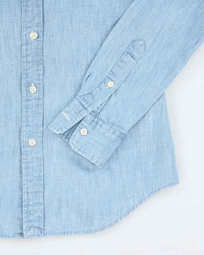 Vintage Ralph Lauren Lightweight Denim Shirt - S sold by Rokit product image thumbnail 4