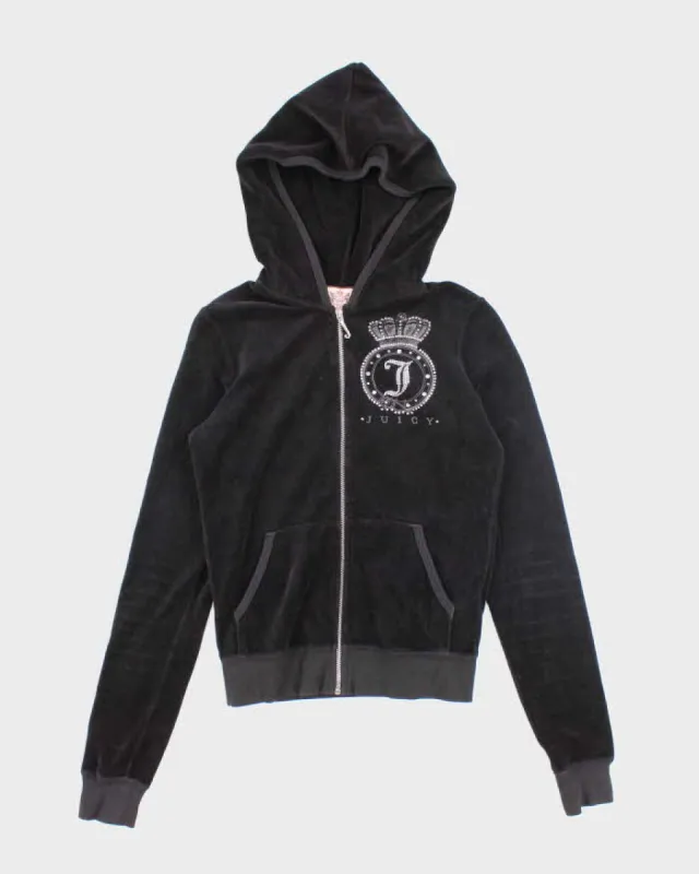Vintage Y2K Juicy Couture Back Printed Zip Up Hoodie - S sold by Rokit