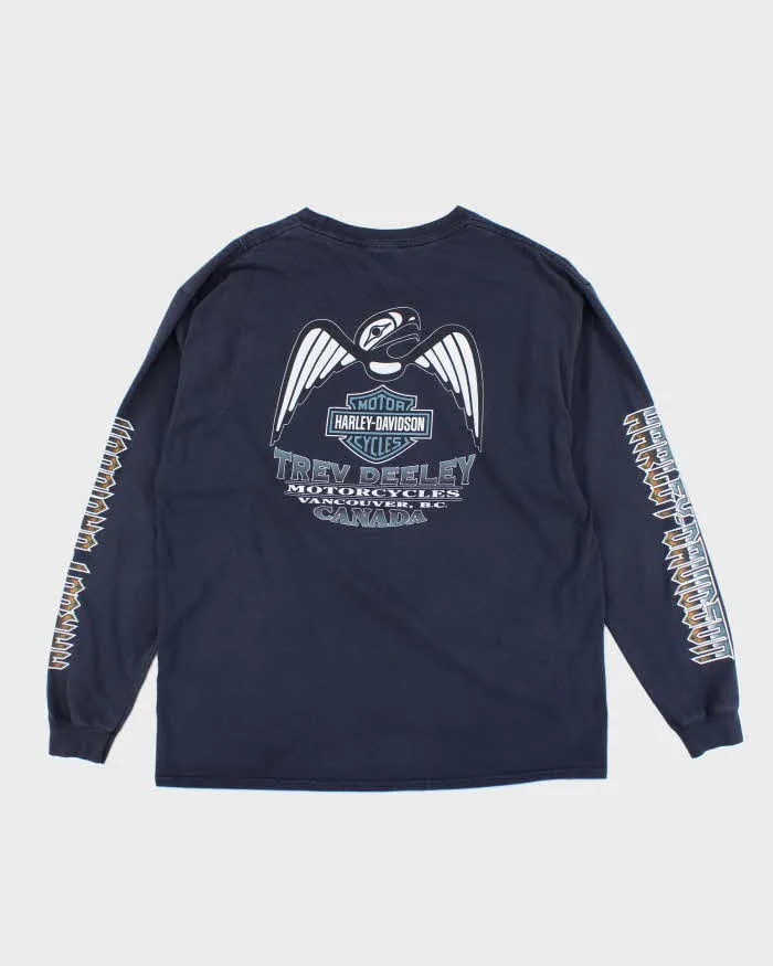 Harley Davidson Heavyweight Gothic Graphic Biker Long-sleeved T-Shirt - XL sold by Rokit product image thumbnail 2