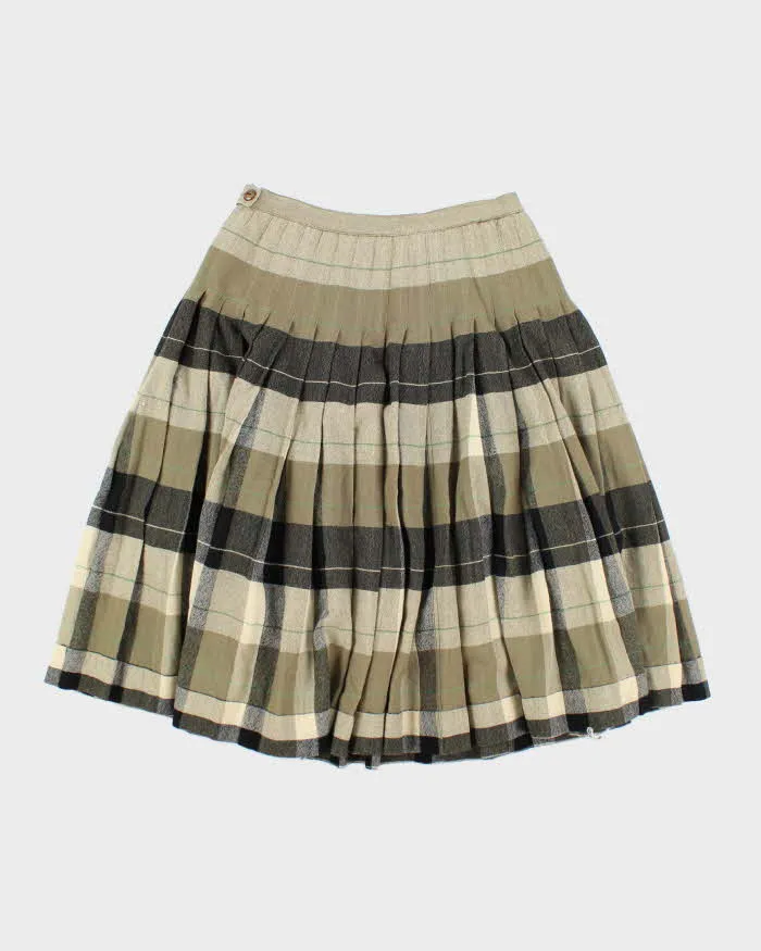 Vintage In 'n Outer Wool Blend Checked Skirt - XS sold by Rokit product image thumbnail 2