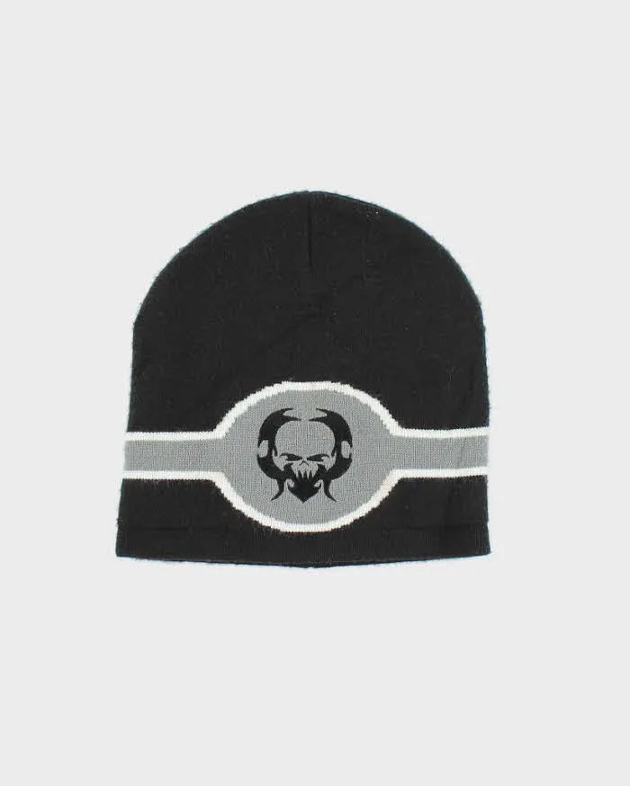 Vintage 2000's Gothic Embroidered Toque Beanie - OS sold by Rokit