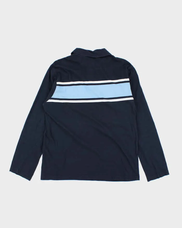Vintage 90's Converse Striped Long-sleeved Polo Shirt - L sold by Rokit product image thumbnail 2