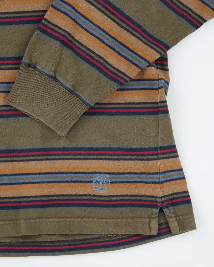 Vintage 2000's Timberland Weather Gear Striped Long-sleeved T-Shirt - L sold by Rokit product image thumbnail 4