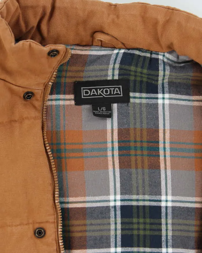 Vintage Dakota Flannel Lined Sleeveless Workwear Jacket - L sold by Rokit product image thumbnail 4