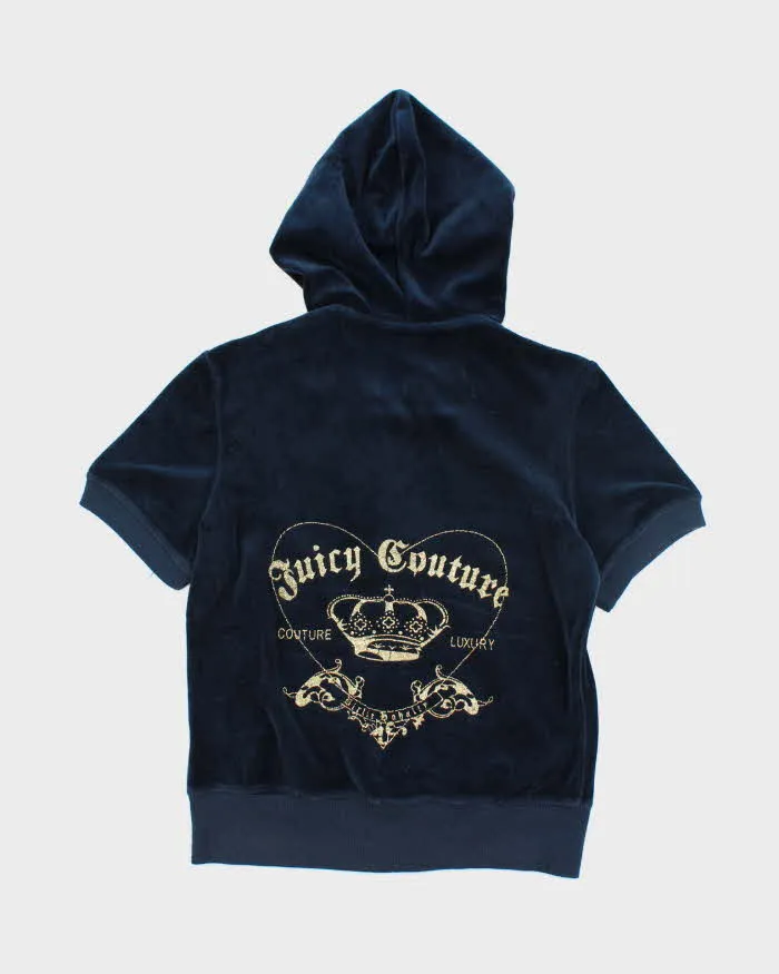Vintage Y2k 00s Juicy Couture Short Sleeve Hoodie - L sold by Rokit product image thumbnail 2