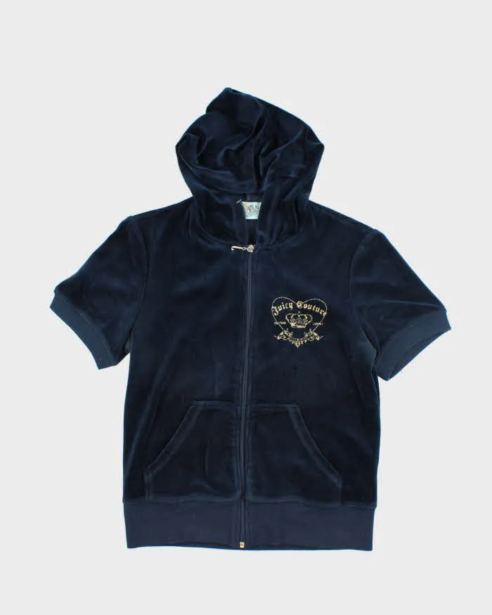 Vintage Y2k 00s Juicy Couture Short Sleeve Hoodie - L sold by Rokit