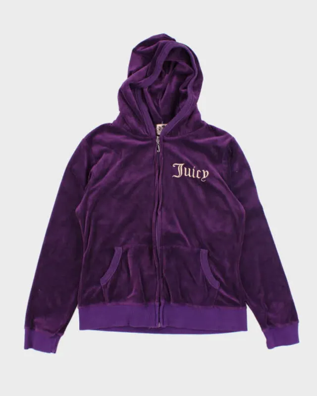 Vintage Y2k 00s Juicy Couture Purple Hoodie - M sold by Rokit