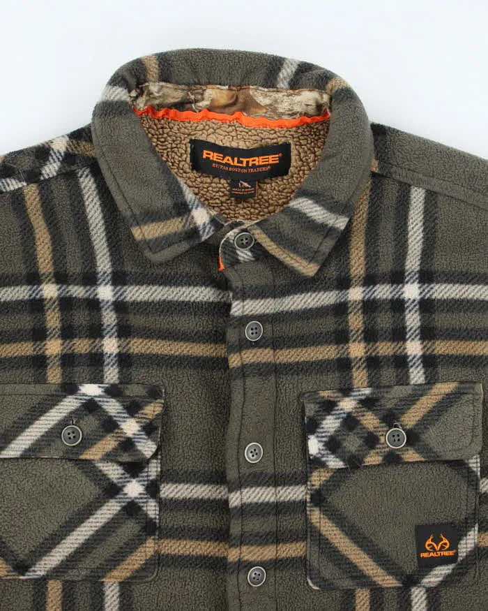 Vintage Realtree Checked Button-Up Fleece - L sold by Rokit product image thumbnail 3