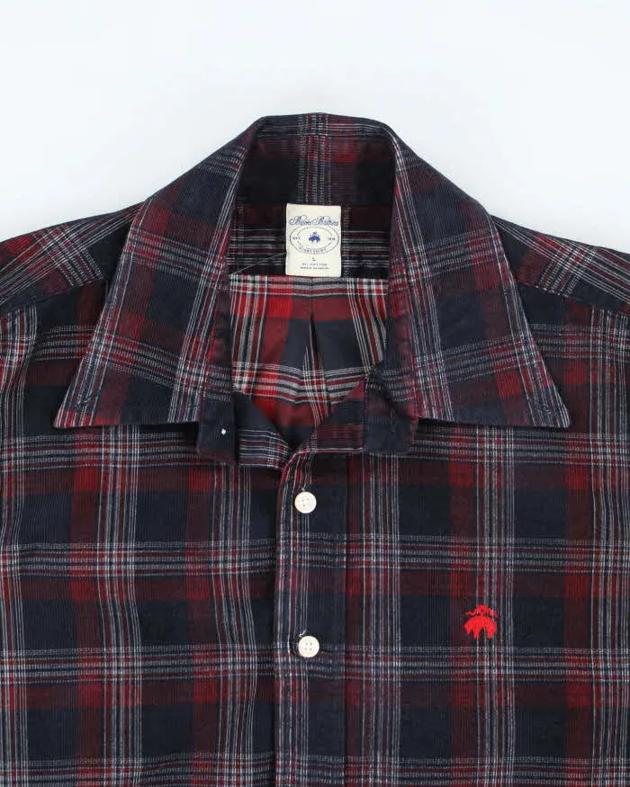 Vintage Brooks Brothers Corduroy Checked Shirt - L sold by Rokit product image thumbnail 3