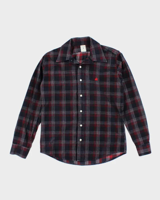 Vintage Brooks Brothers Corduroy Checked Shirt - L sold by Rokit